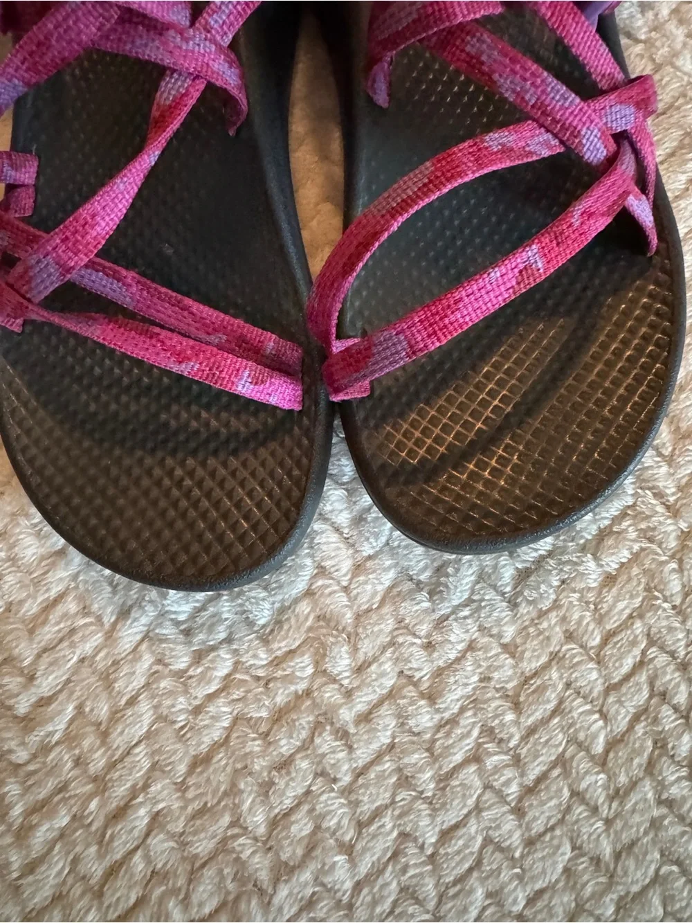 Chaco Kids' ZX/1 EcoTread Sandals Sweeping Fuchsia Size 4